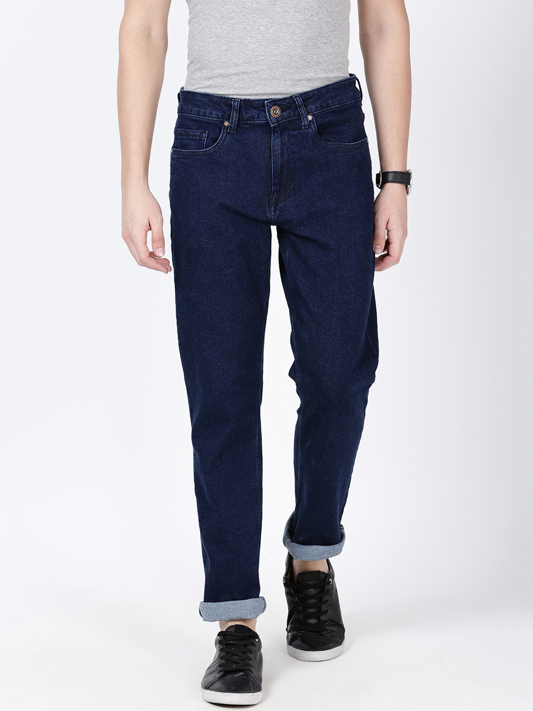 

Llak Jeans Men Blue Skinny Fit Mid-Rise Clean Look Stretchable Jeans
