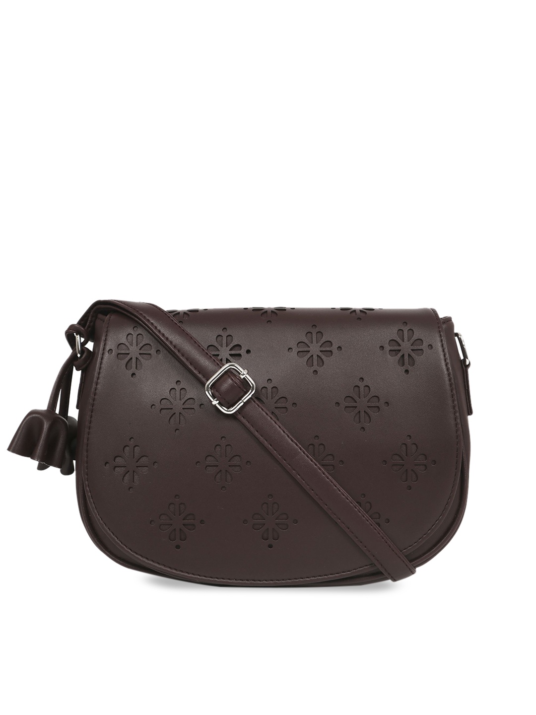 

Toteteca Brown Textured Sling Bag