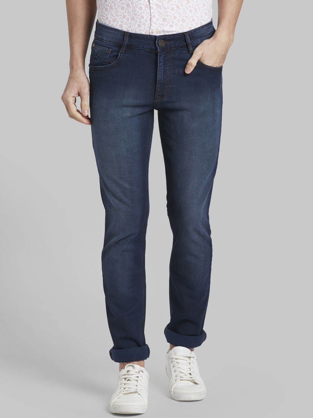 

Parx Men Blue Regular Fit Mid-Rise Clean Look Jeans