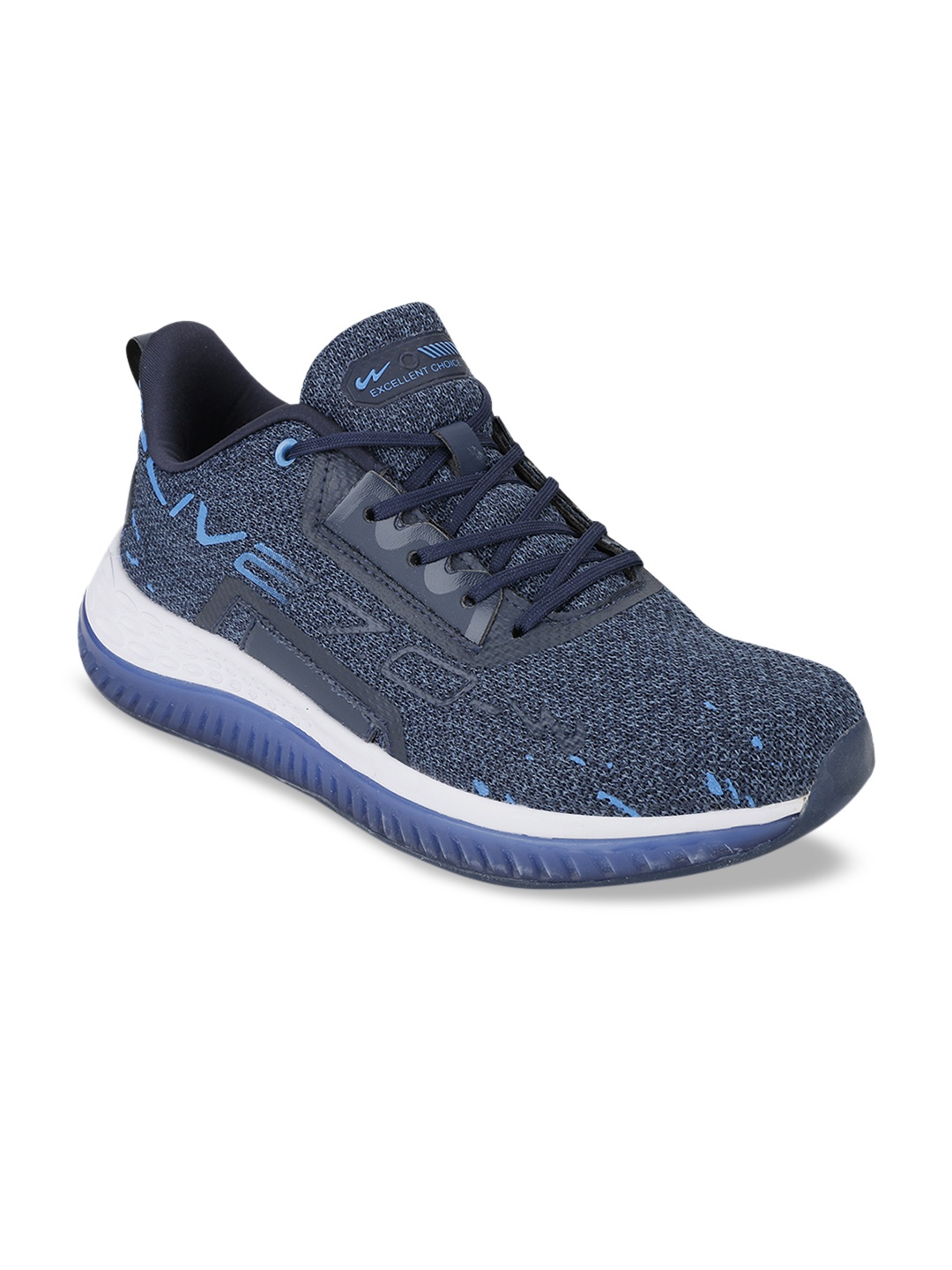 

Campus Men Blue Mesh Running Shoes