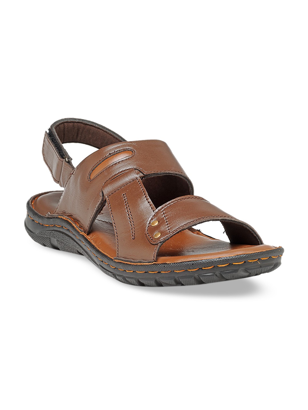 

Teakwood Leathers Men Brown Sandals