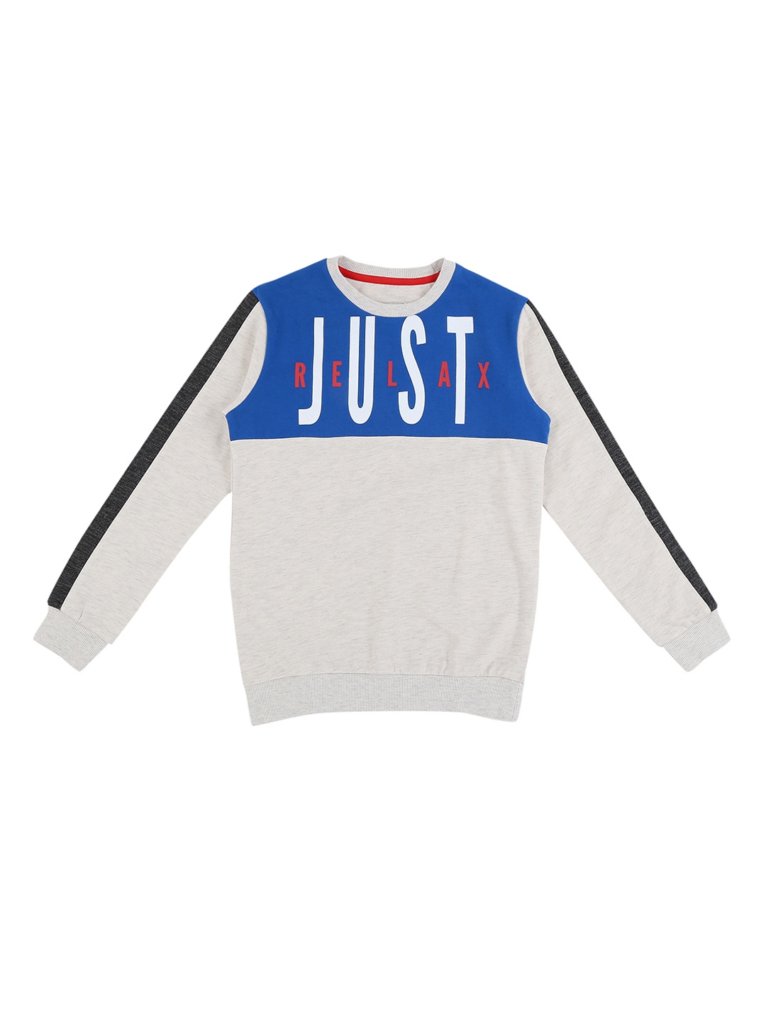 

Pantaloons Junior Boys White Printed Sweatshirt