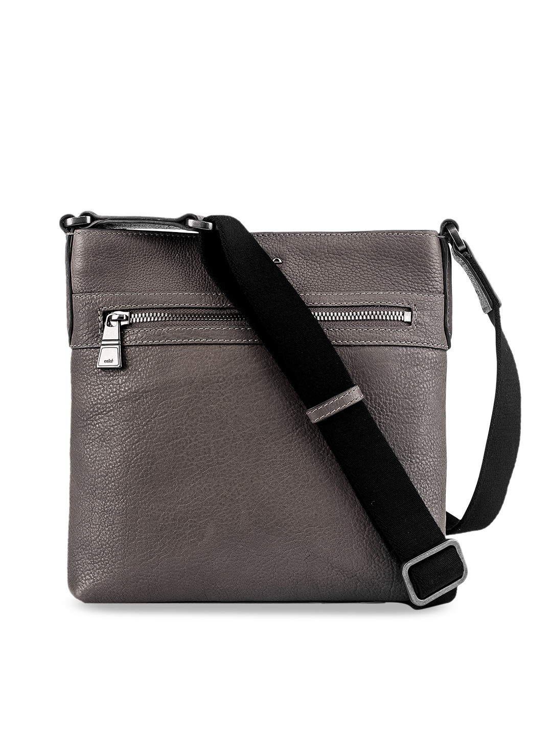 

Eske Men Grey & Black Solid Messenger Bag