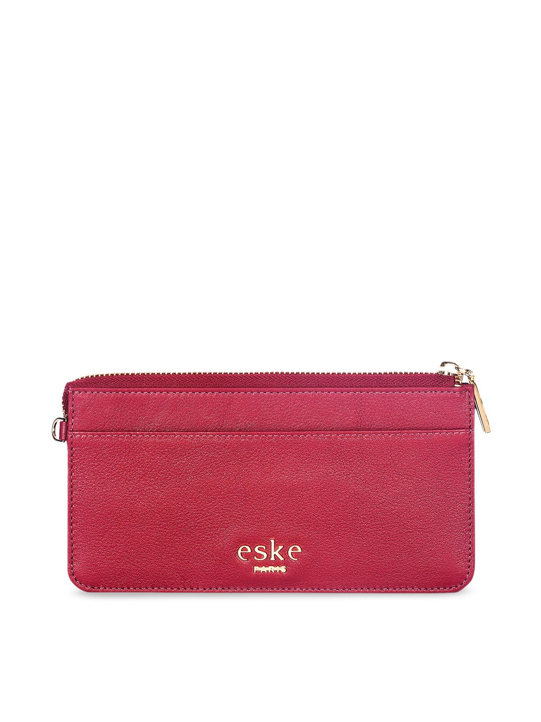 

Eske Women Magenta Solid Zip Around Wallet