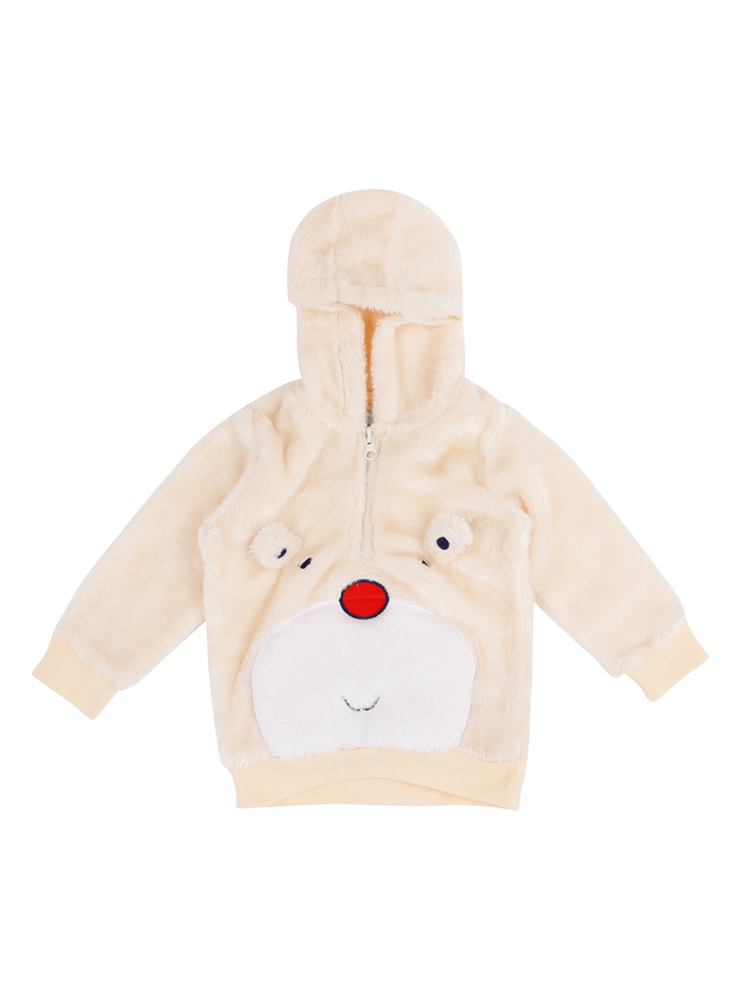 

Pantaloons Baby Boys Yellow Printed Hooded Sweatshirt