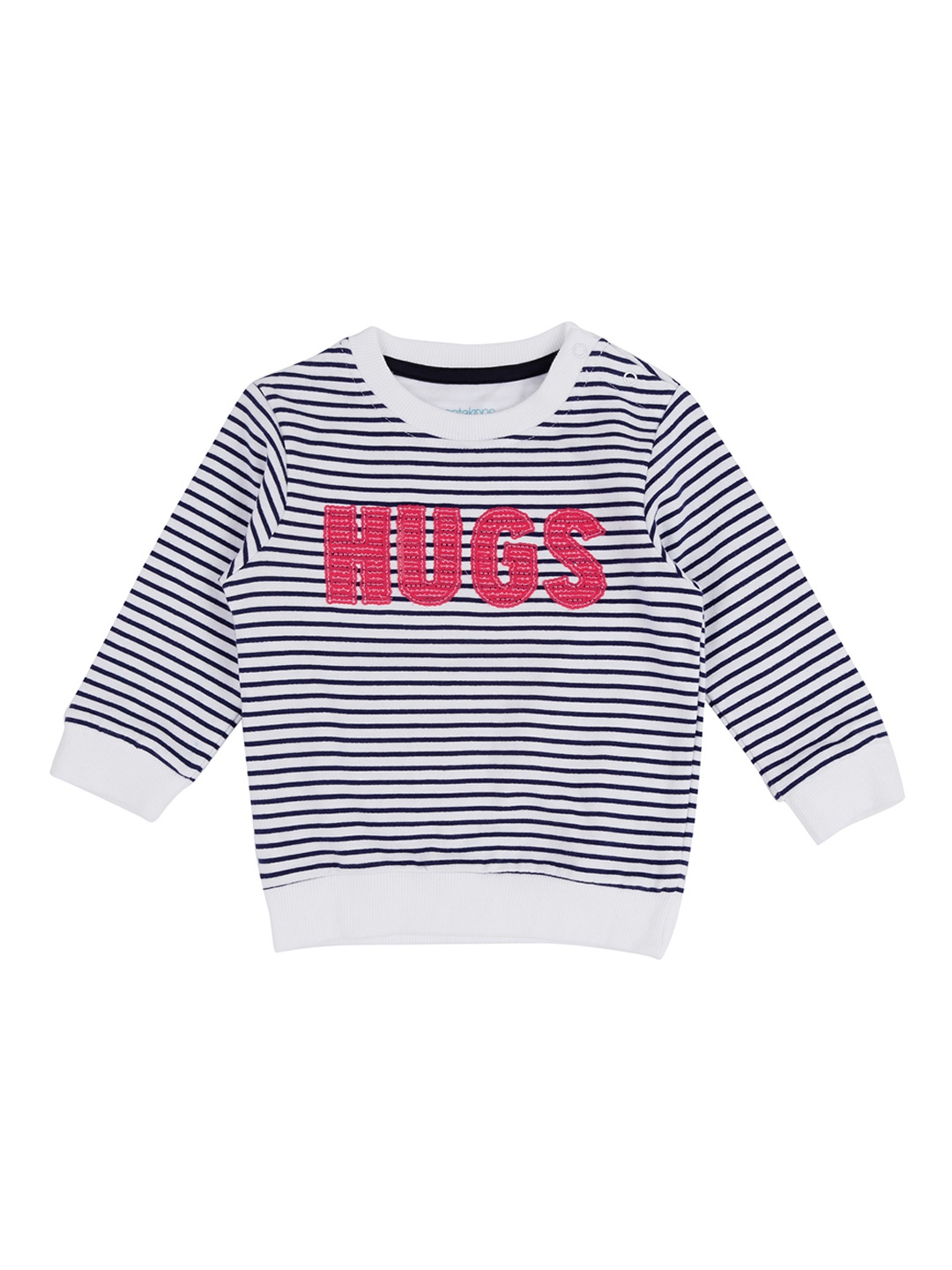 

Pantaloons Baby Girls White Printed Sweatshirt
