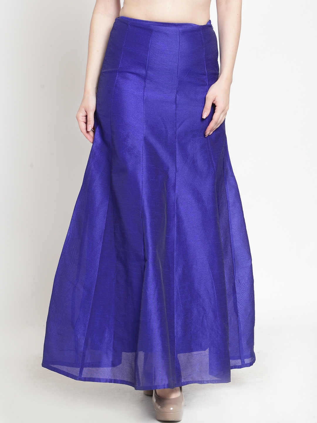 

Just Wow Women Blue Solid A-Line Maxi Skirt