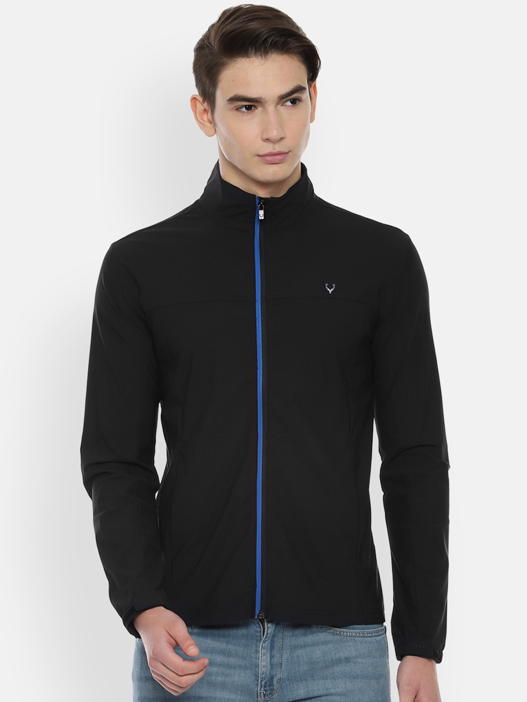 

Allen Solly Men Black Solid Sweatshirt