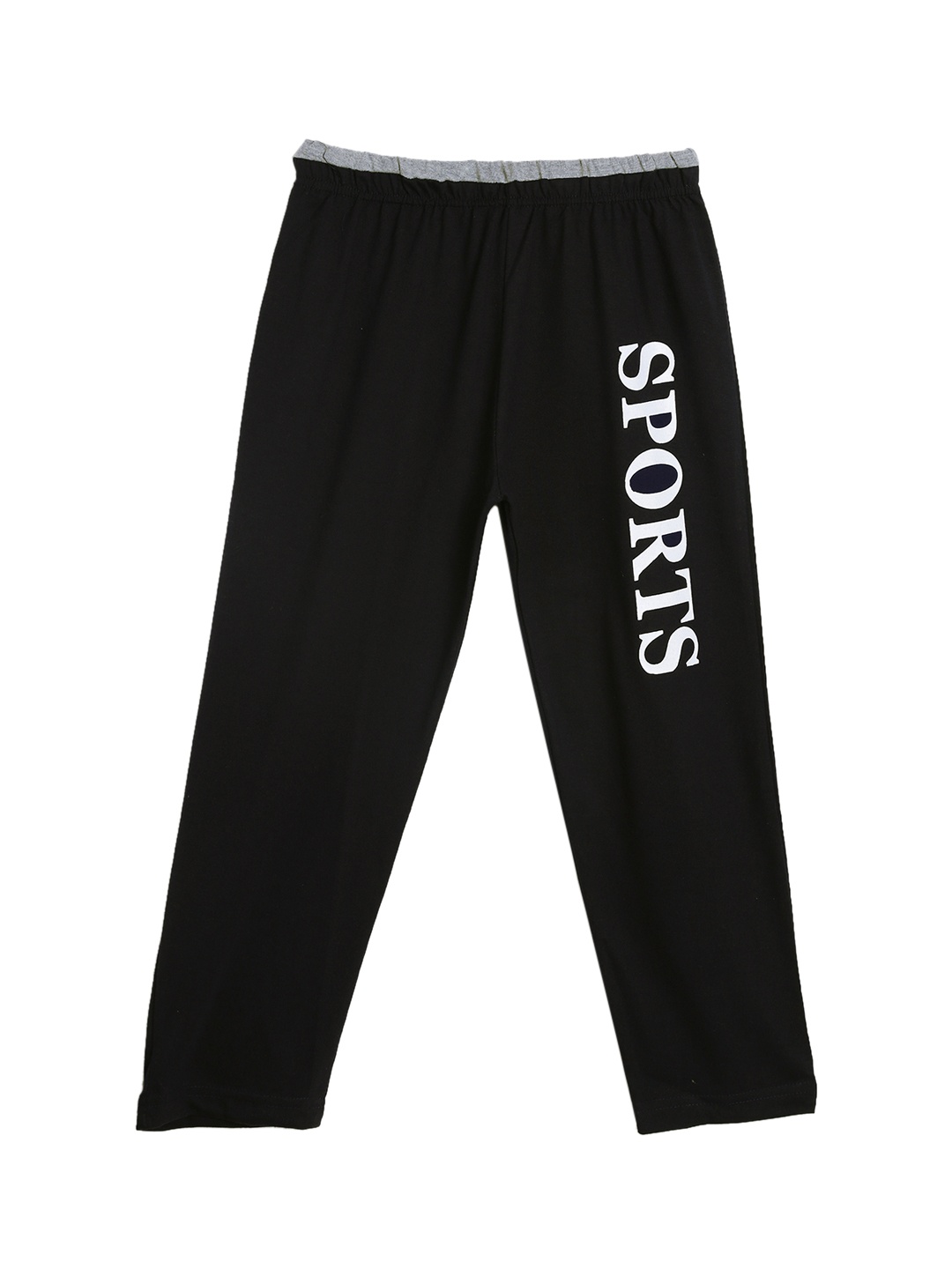 

SWEET ANGEL Boys Black Solid Track Pants