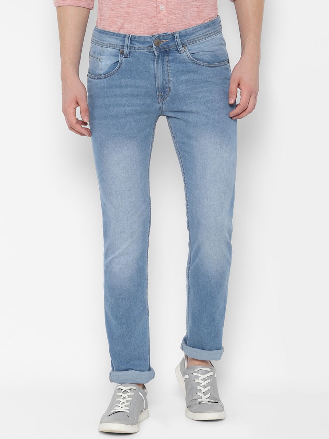 

People Men Blue Regular Fit Jeans