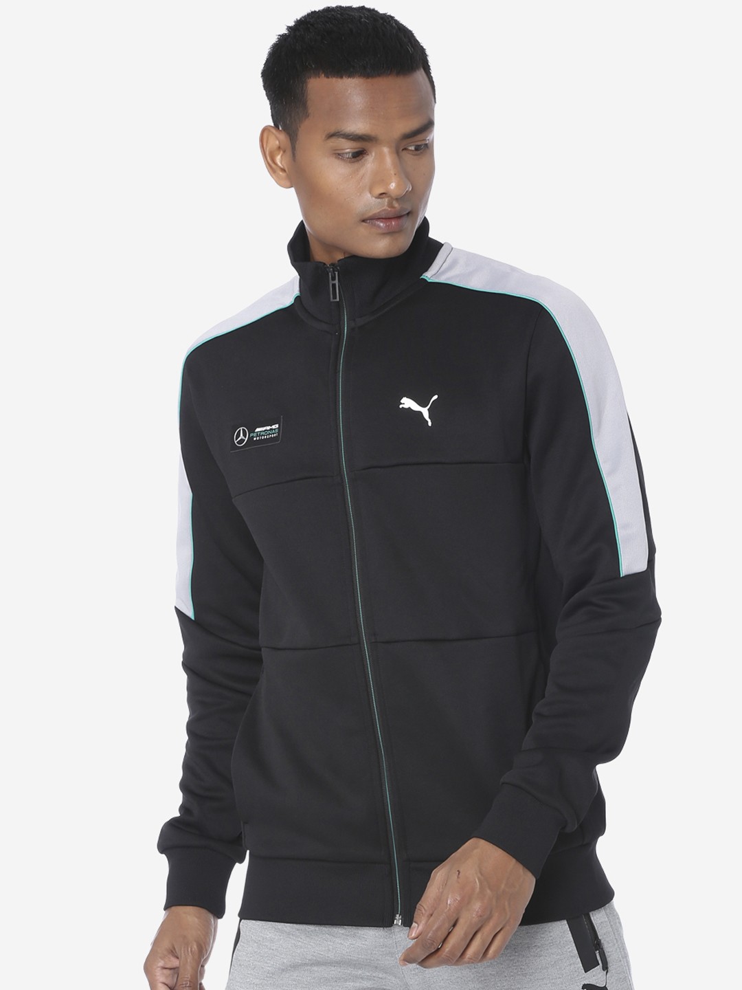 

PUMA Motorsport Men Black T7 TRACK MSP Jacket Solid MSP Jacket