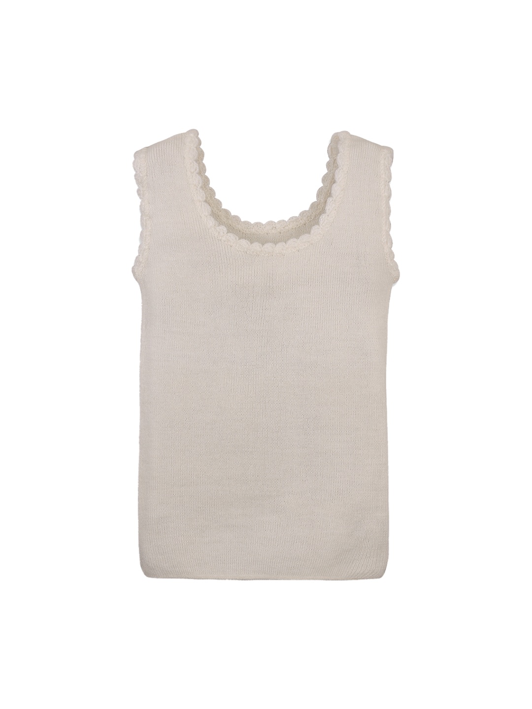 

RVK Kids Cream-Coloured Solid Sweater Vest