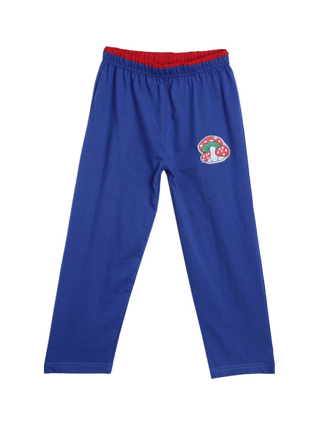 

SWEET ANGEL Girls Blue Straight Fit Solid Track Pants
