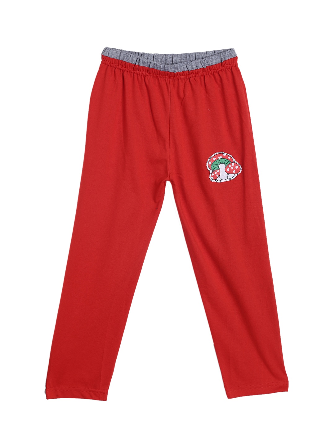 

SWEET ANGEL Girls Red Straight Fit Solid Track Pants