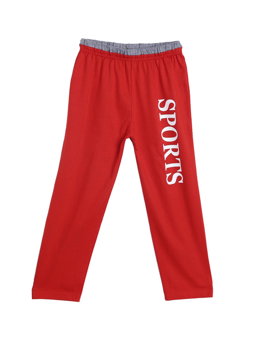 

SWEET ANGEL Boys Red Straight Fit Solid Track Pants