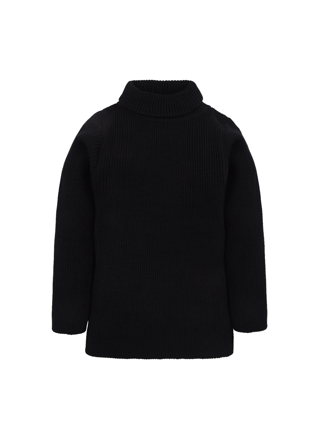 

RVK Kids Black Ribbed Pullover Sweater