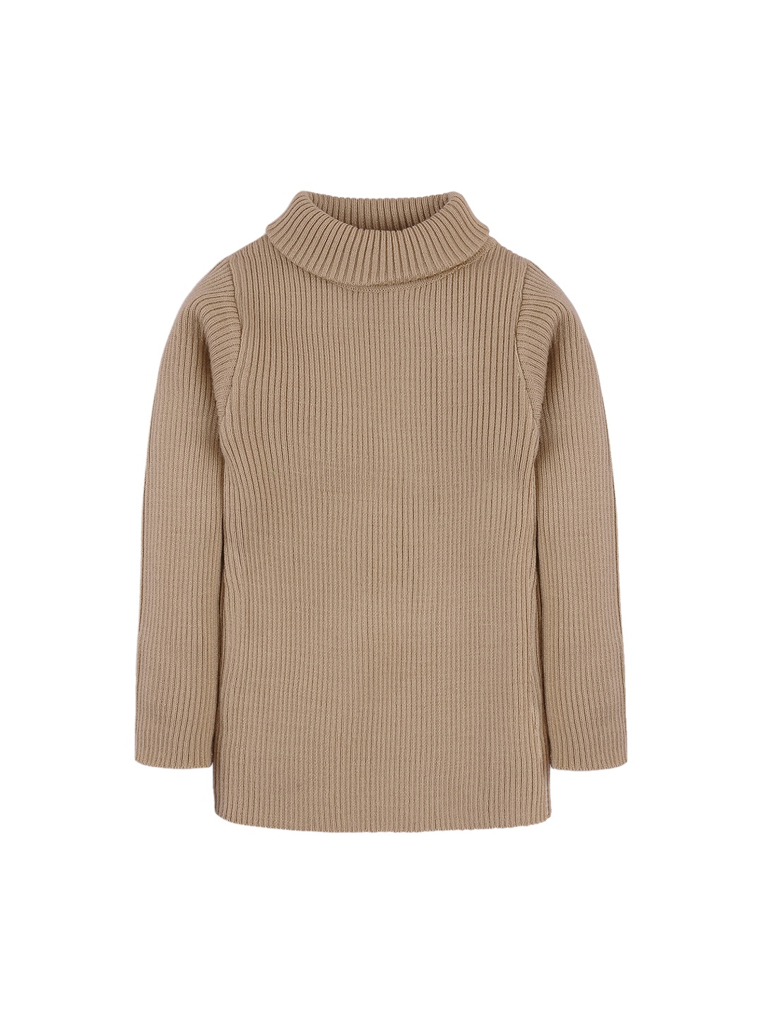 

RVK Kids Beige Ribbed Pullover Sweater