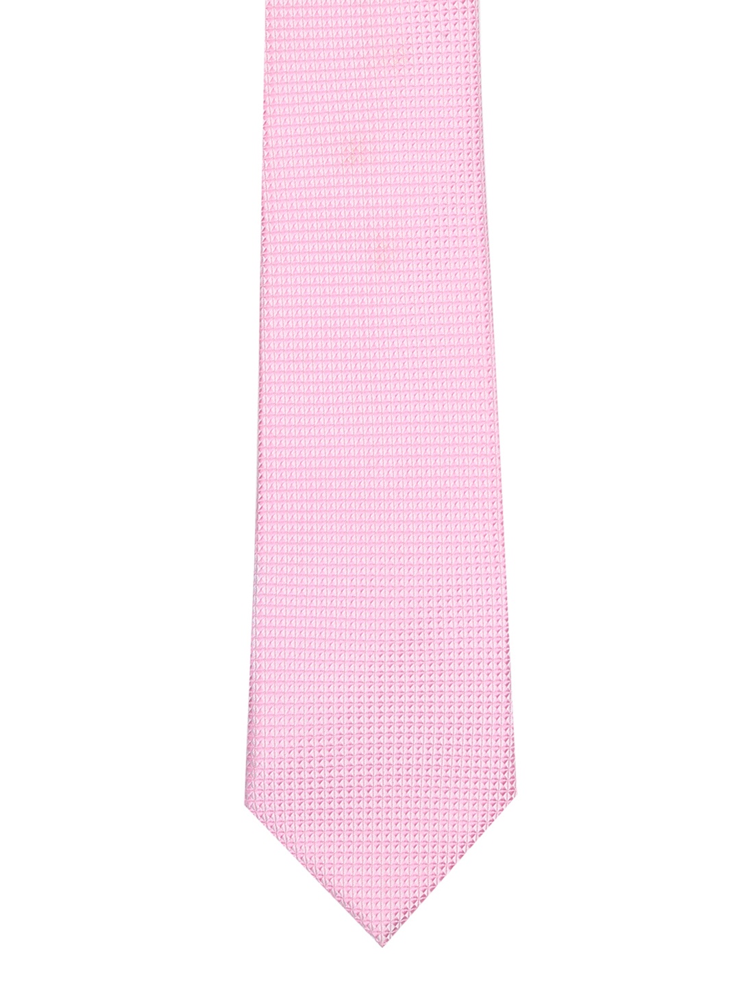 

Peter England Men Pink Woven Design Broad Tie