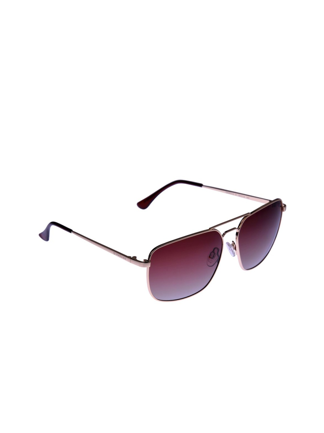 

GIORDANO Unisex Square Sunglasses GA90235C01, Maroon