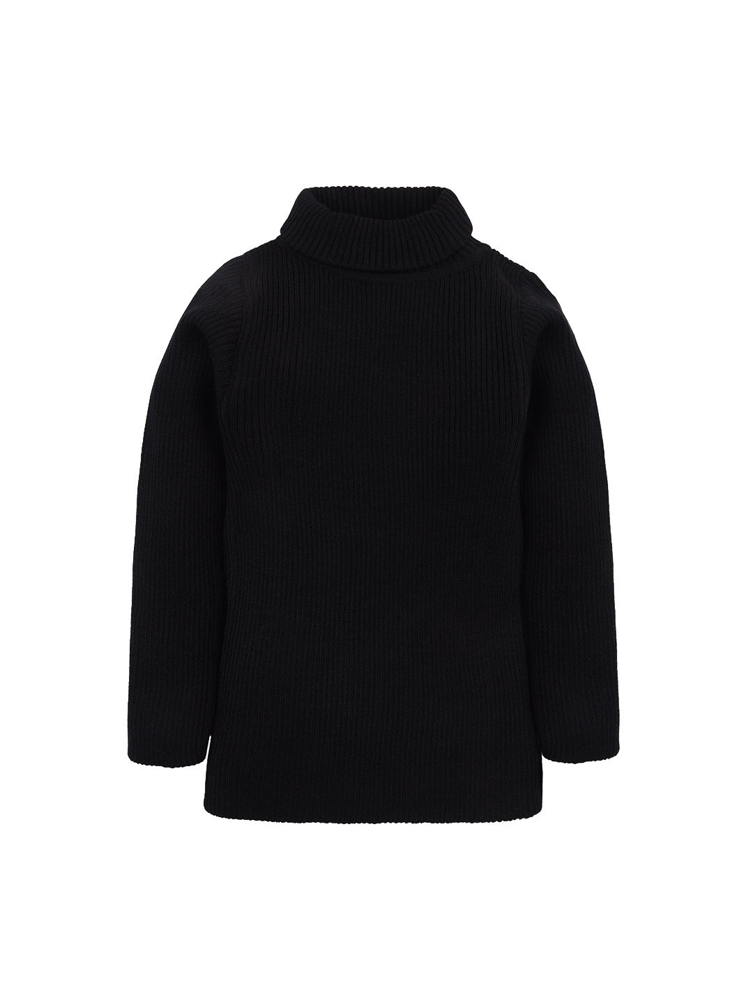 

RVK Kids Black Ribbed Pullover Sweater
