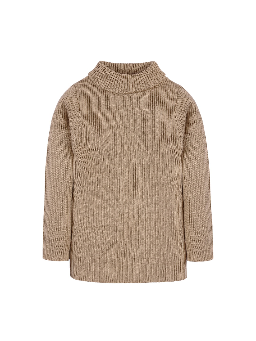 

RVK Kids Beige Ribbed Pullover Sweater
