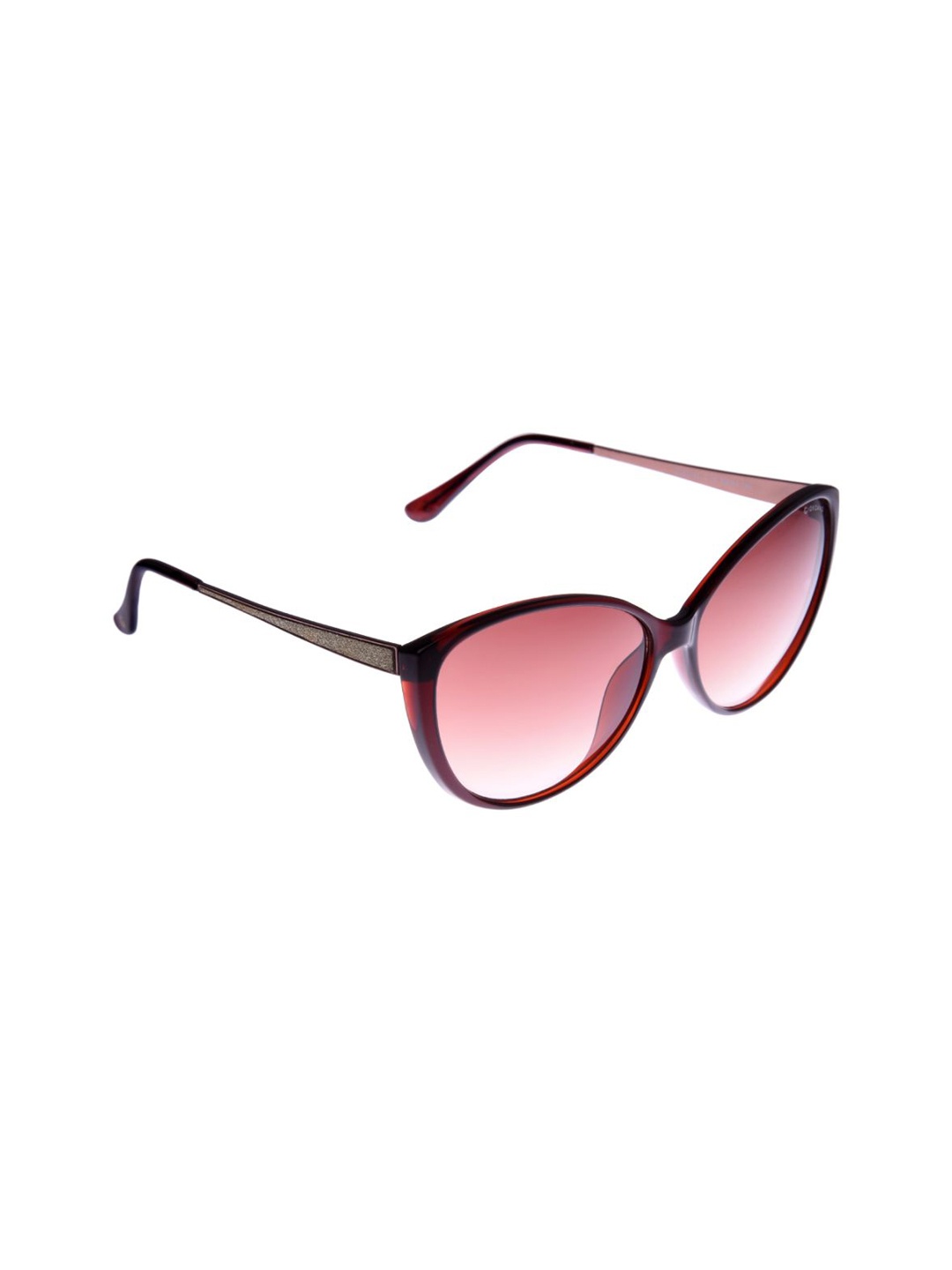 

GIORDANO Unisex Cateye Sunglasses, Brown