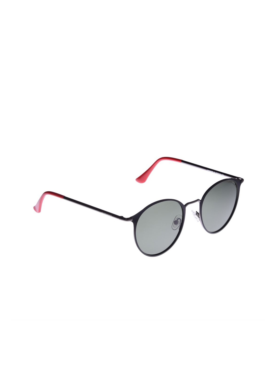 GIORDANO Unisex Round Sunglasses, Black