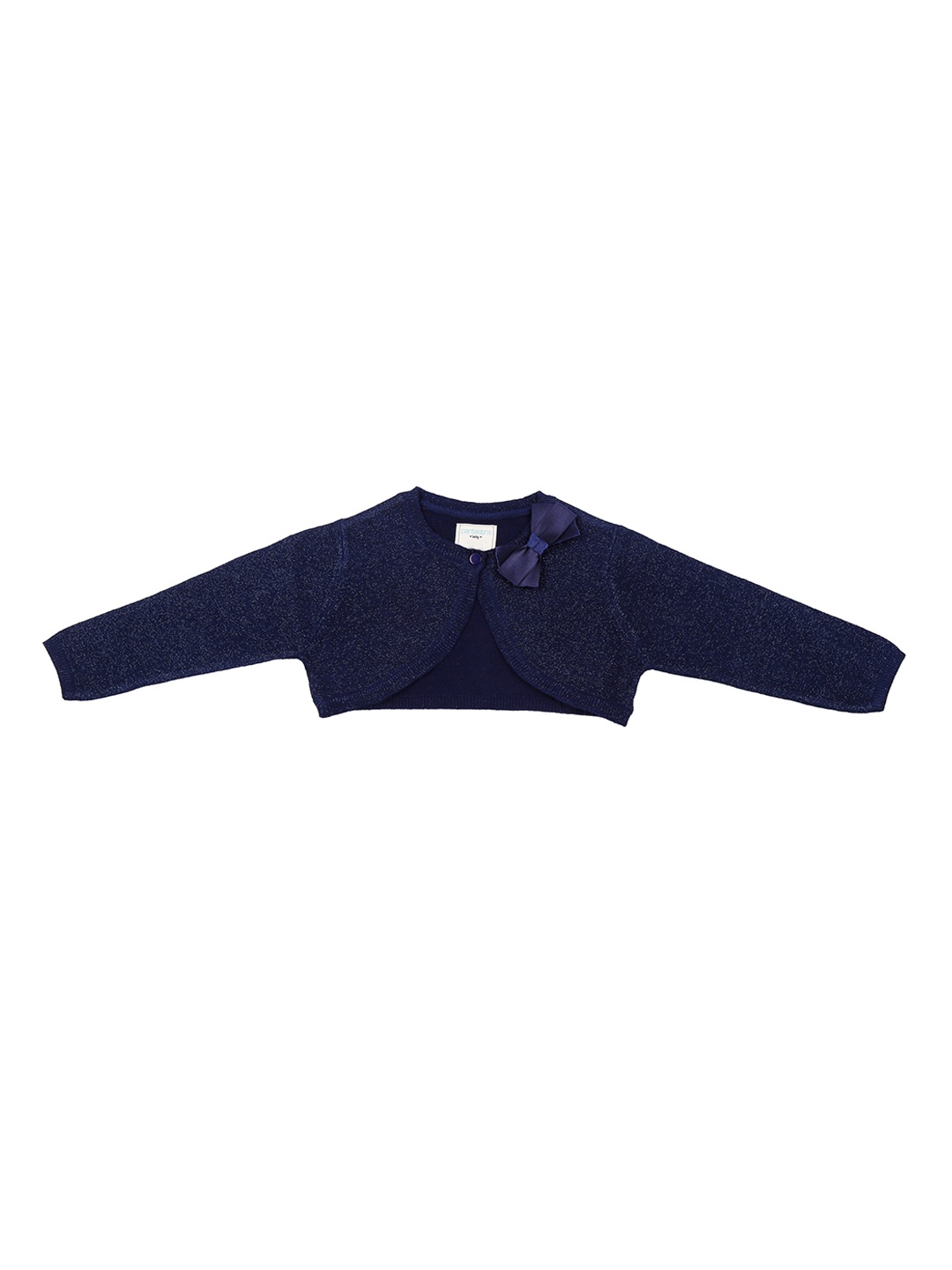 

Pantaloons Baby Girls Navy Blue Solid Sweater