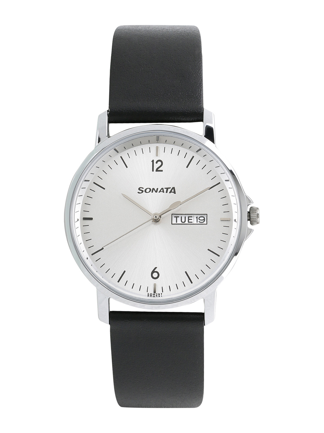 

Sonata Essentials Men Silver Analogue watch NL77083SL02