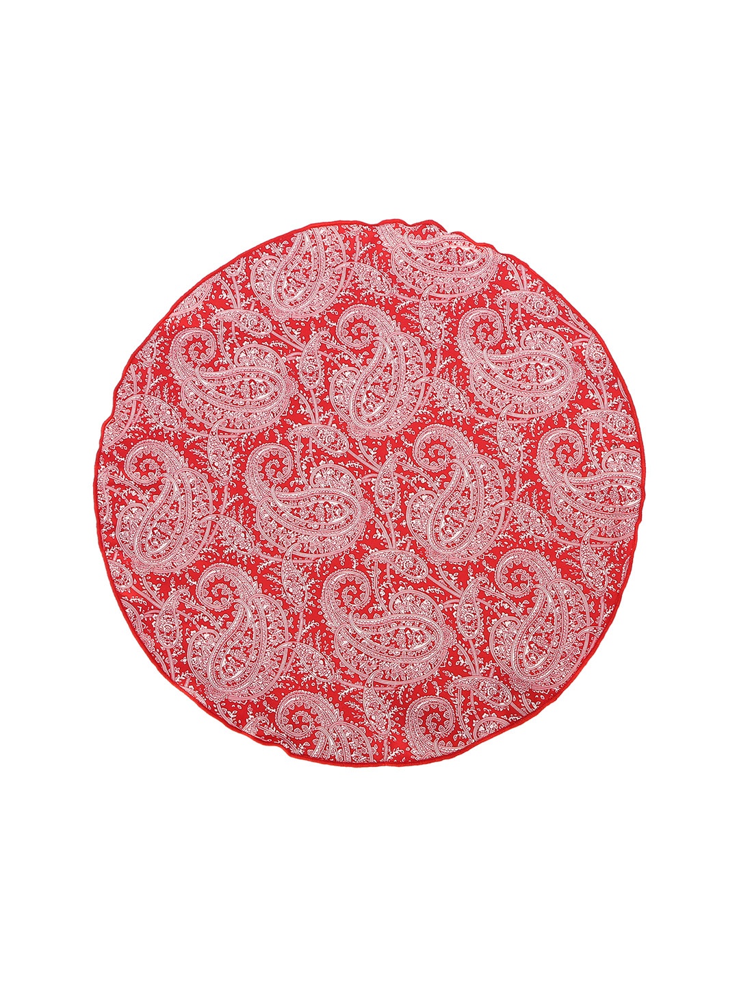 

Peter England Men Red Printed Pocket Square