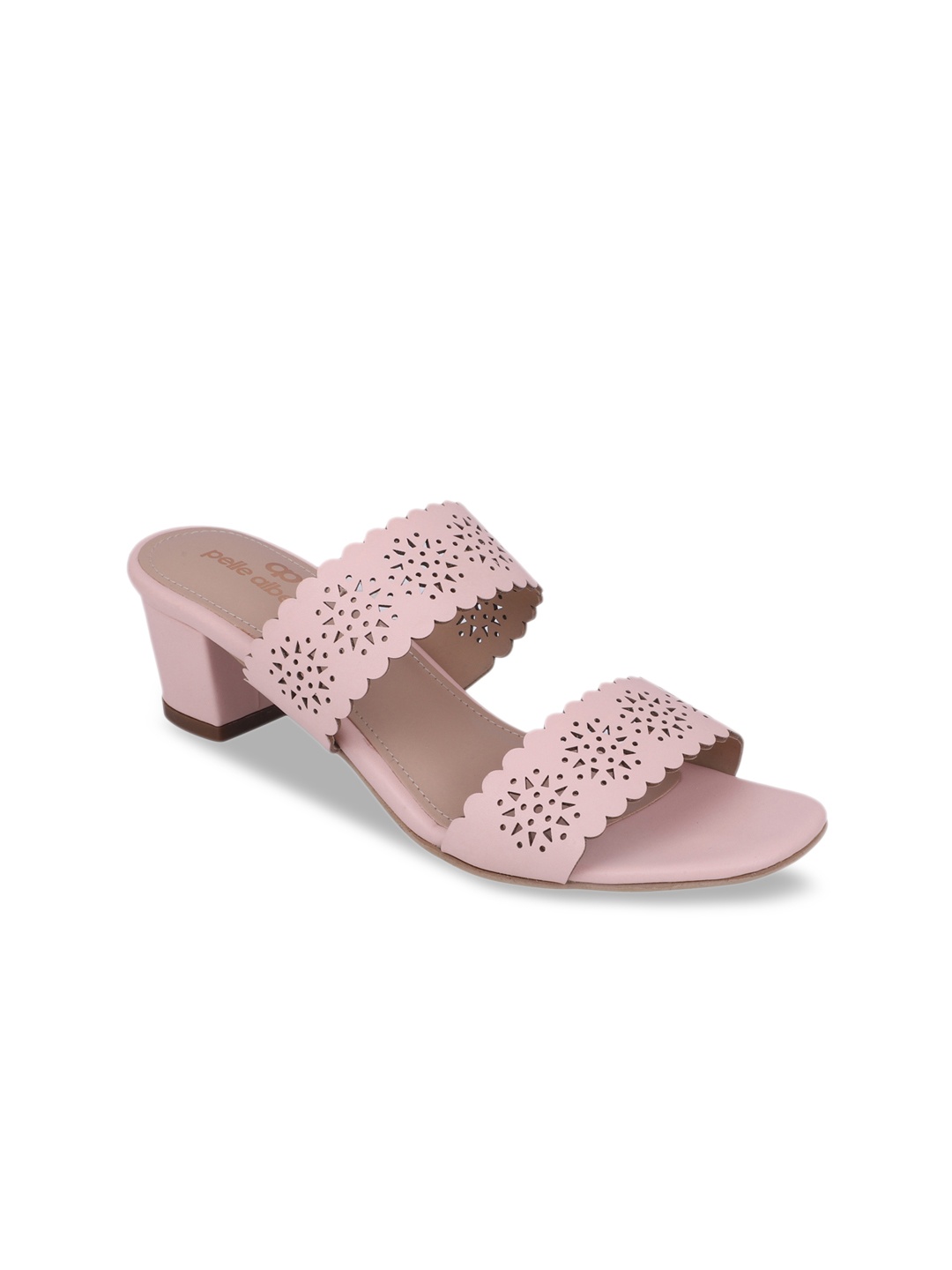 

pelle albero Women Pink Solid Sandals