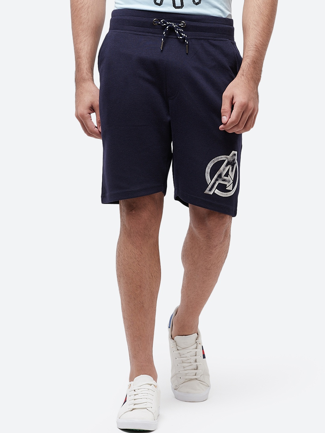 

Free Authority Men Navy Blue Avengers Regular Shorts