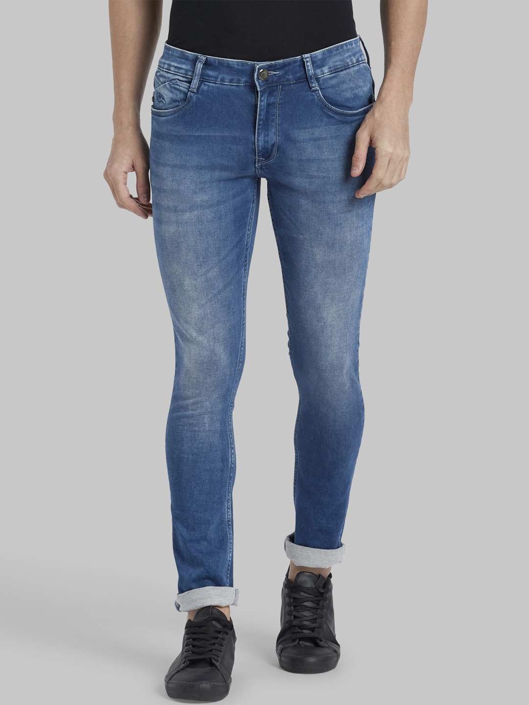 

Parx Men Blue Regular Fit Mid-Rise Clean Look Jeans