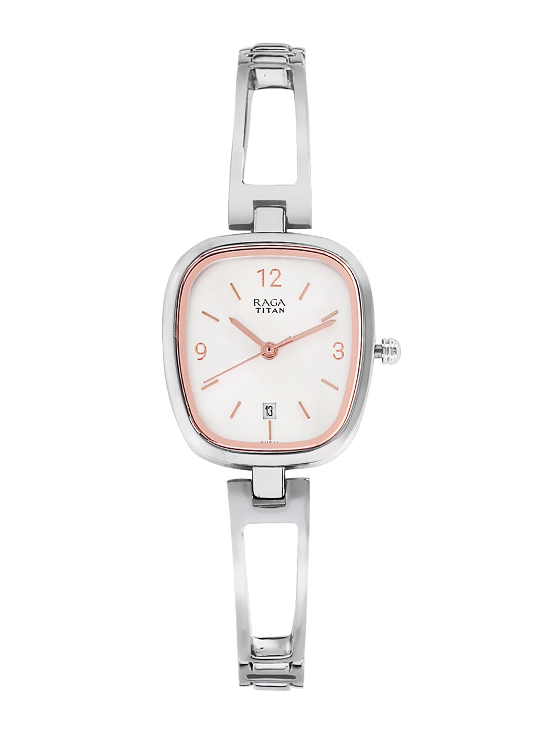 

Titan Raga Viva Women White Analogue watch NL2604SM01