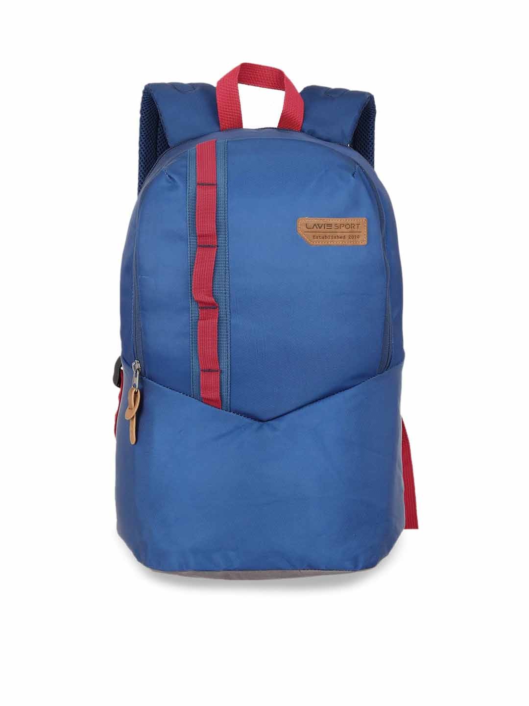 

LAVIE SPORT Unisex Blue Solid Backpack