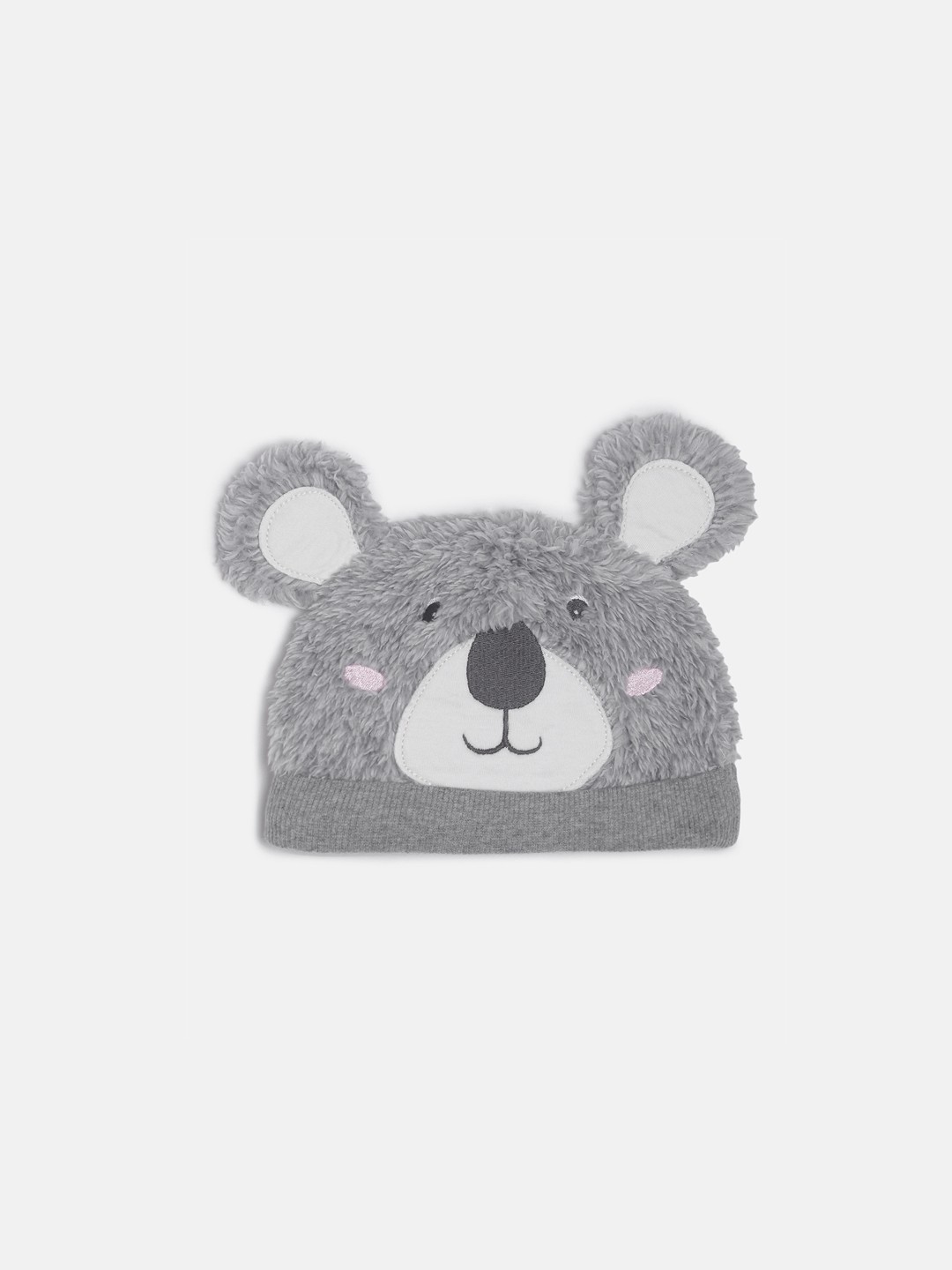 

MINI KLUB Boys Grey Printed Beanie