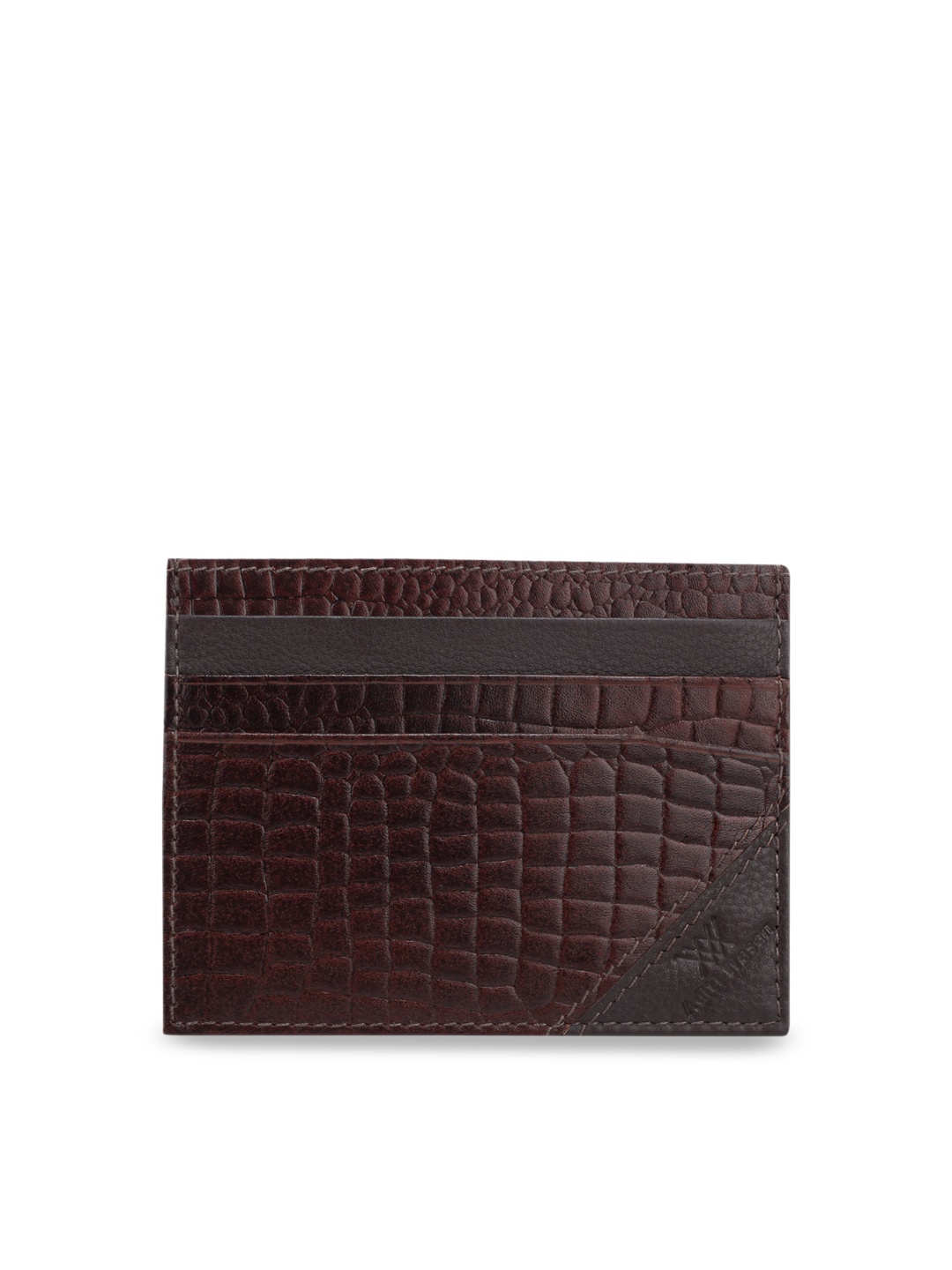 

Aditi Wasan Men Brown Textured Card Holder