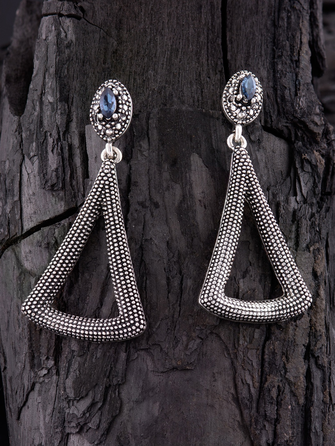 

E2O Black Contemporary Drop Earrings