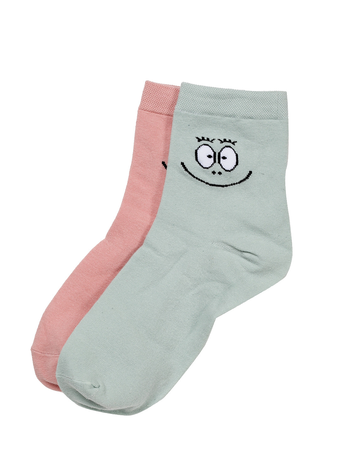 

J Style Women Pack of 2 Solid Above Ankle-Length Socks, Peach