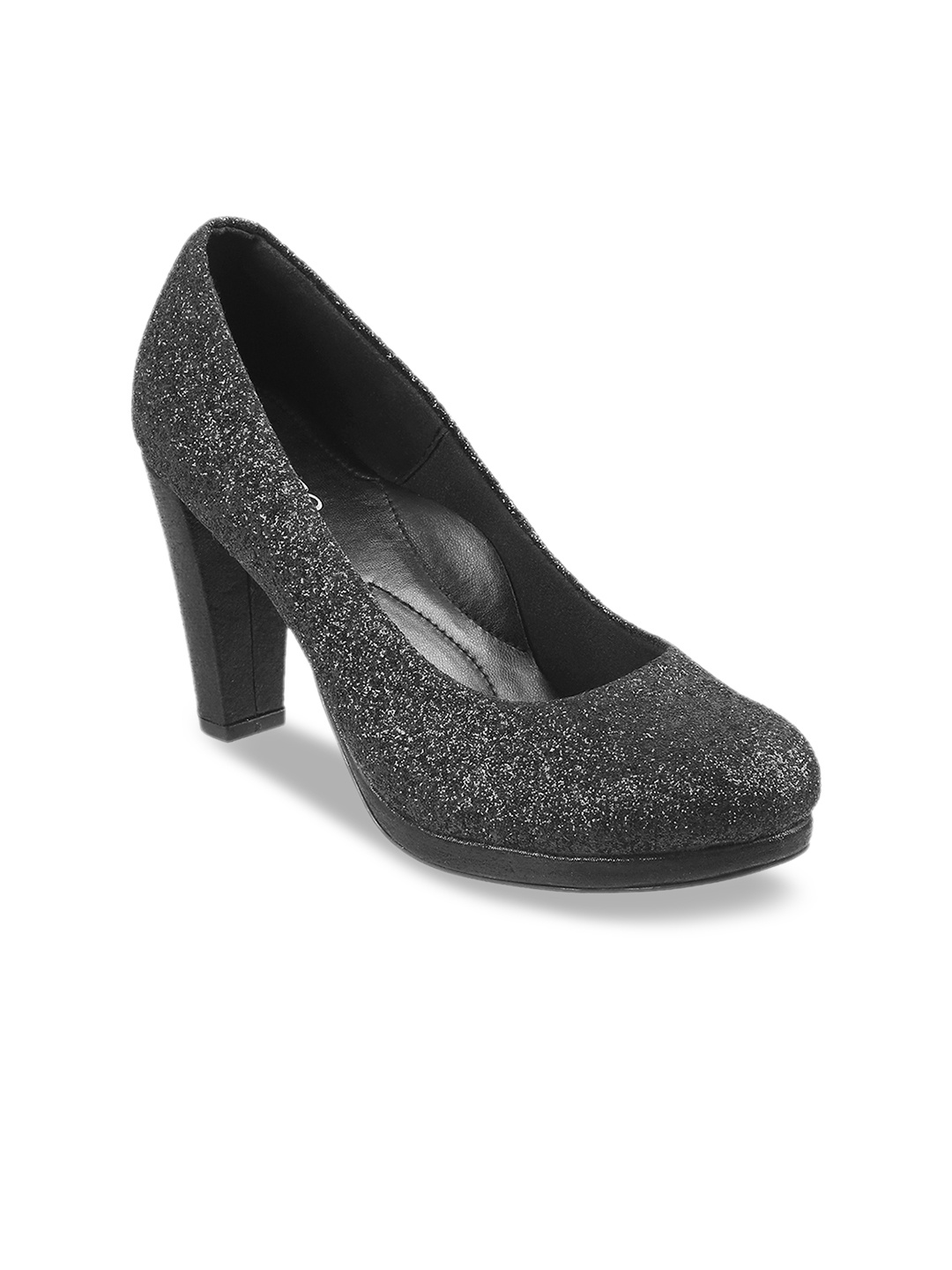 

Metro Women Black Embellished Pumps