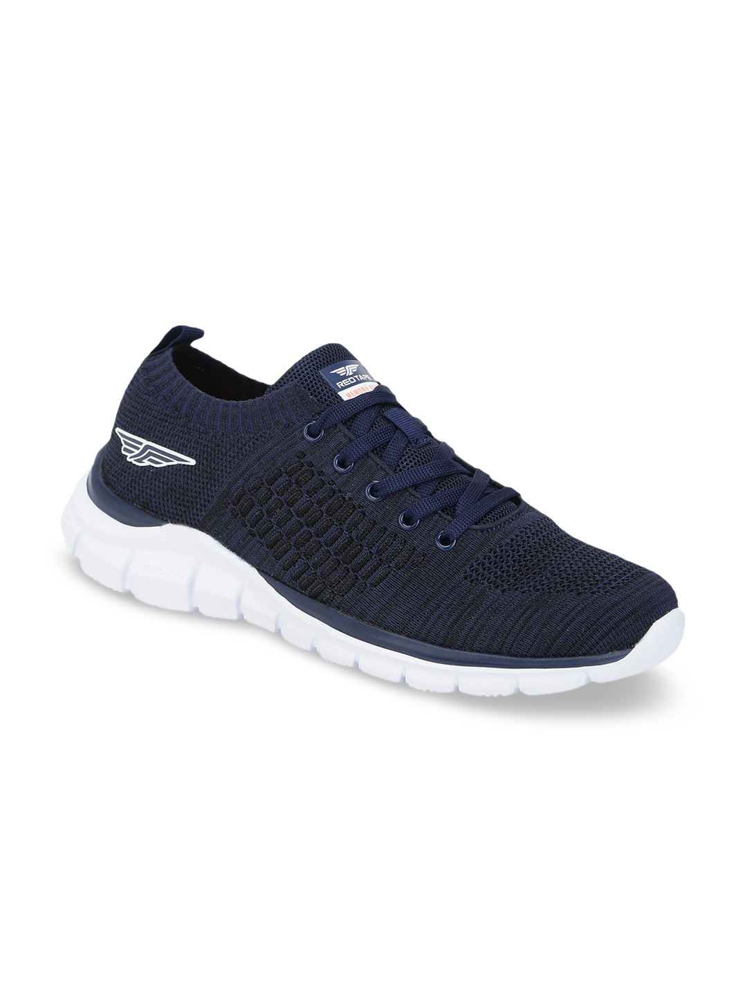 

Red Tape Men Navy Blue Textile Walking Shoes