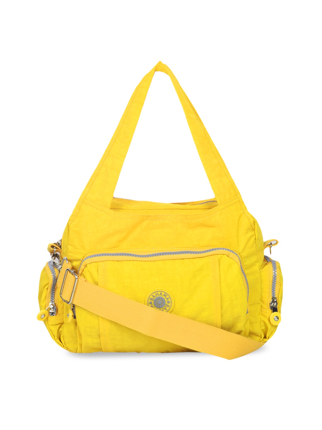 

BAHAMA Women Yellow Solid Handheld Bag