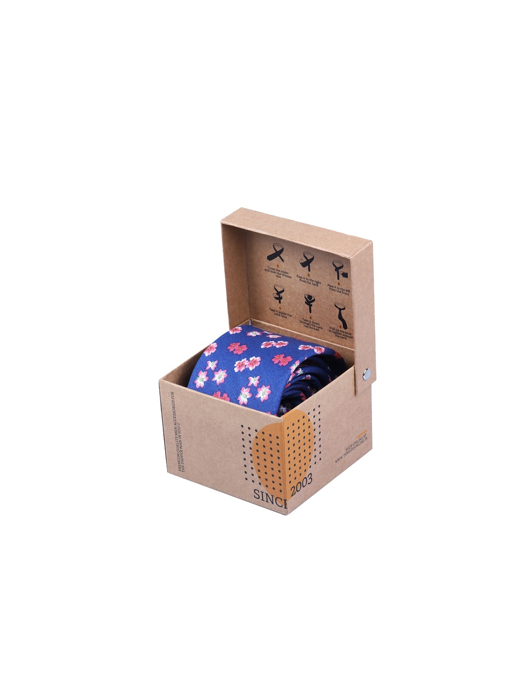 

Tossido Men Blue Printed Broad Tie