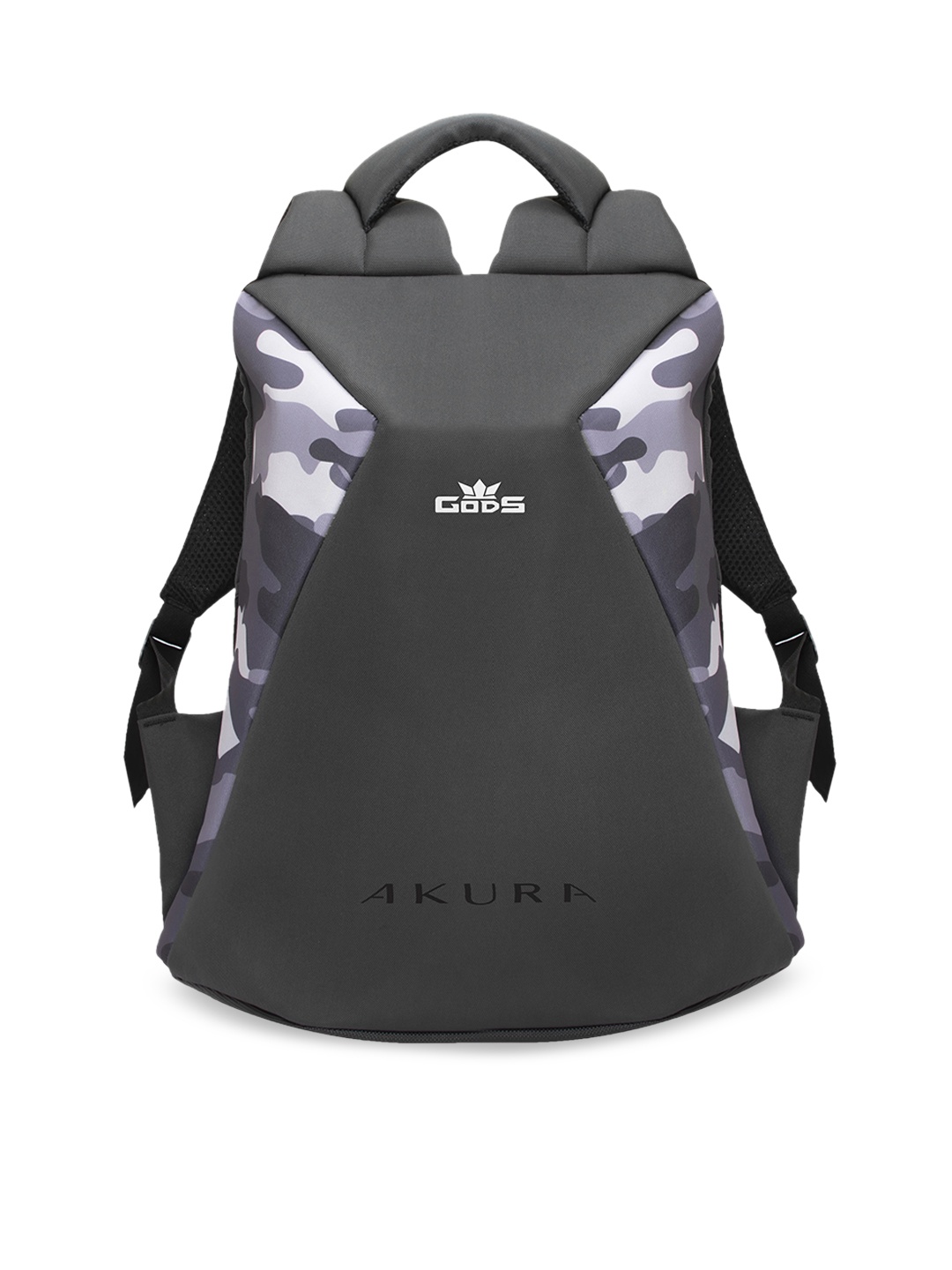 

GODS Unisex Grey Camouflage Akura Anti-Theft Backpack