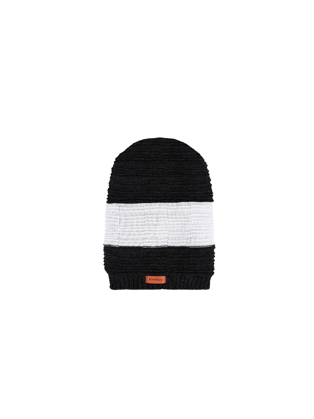 

Knotyy Men Multicoloured Pack of 2 Self Design Beanie, Multi