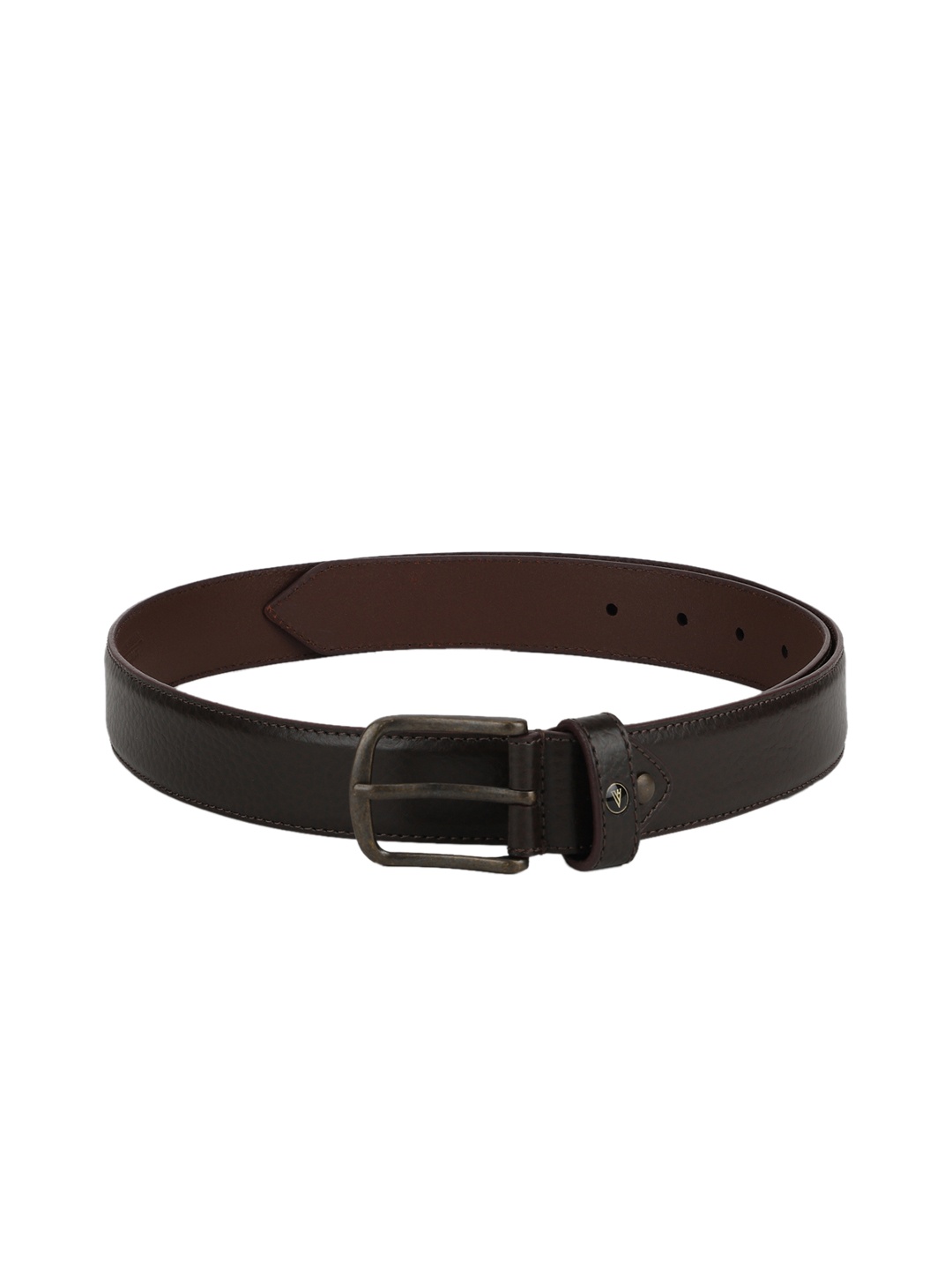 

Van Heusen Men Brown Textured Leather Belt