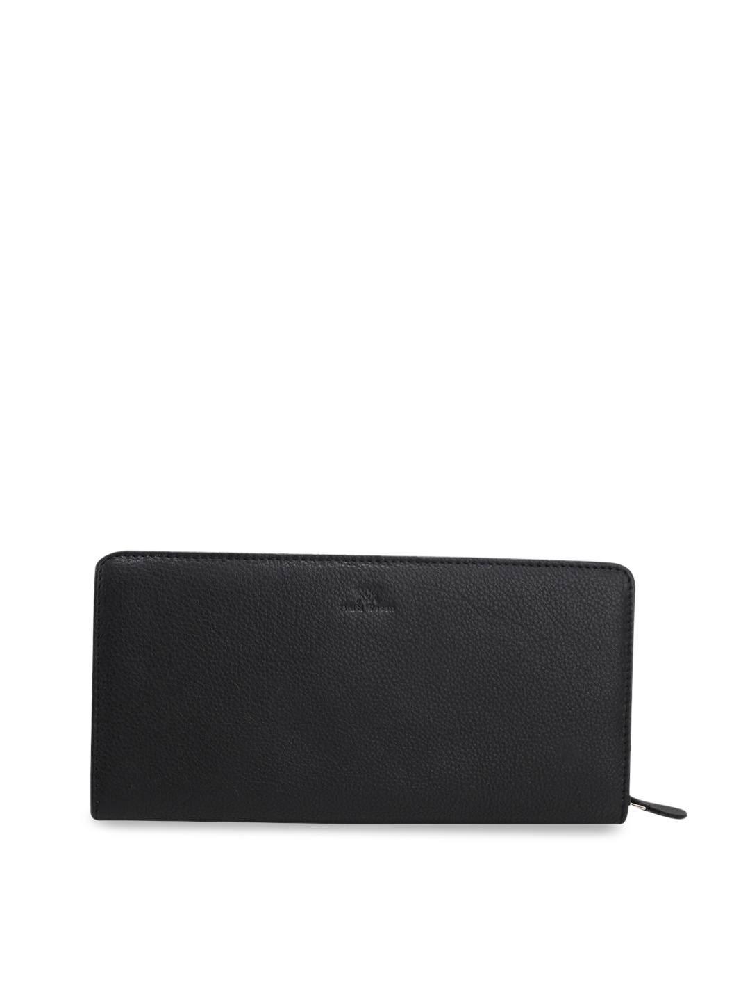 

Aditi Wasan Women Black Solid Zip Around Wallet