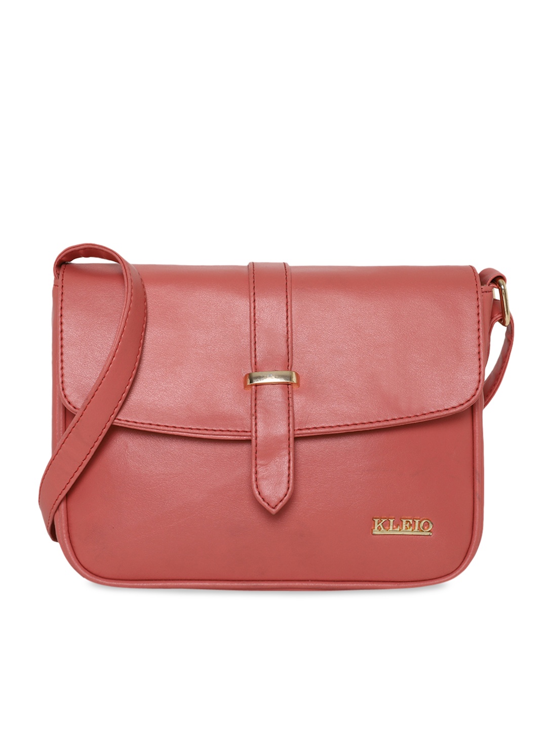 

KLEIO Flap Over Sling Cross Body Bag, Burgundy