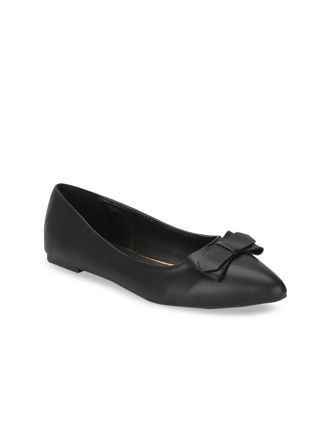 

Allen Solly Woman Women Black Solid Ballerinas