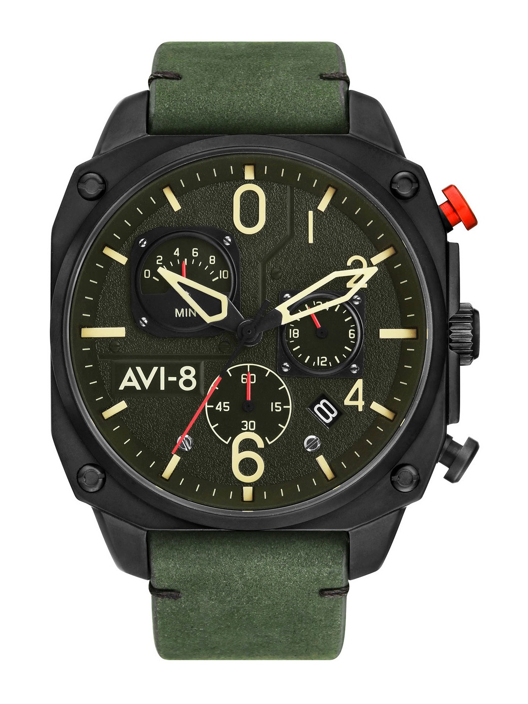 

AVI-8 Men Green Analogue Watch AV-4052-08